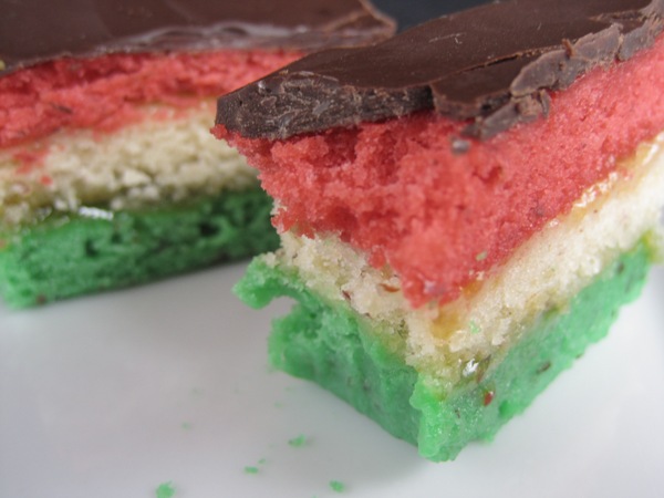 The chocolate cracks a bit.