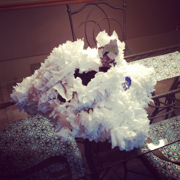 So sad. . but the candy filling was a big hit, of course!