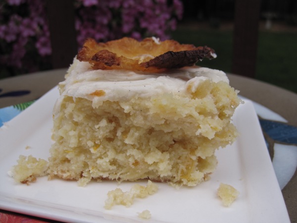 This is a dense cake.