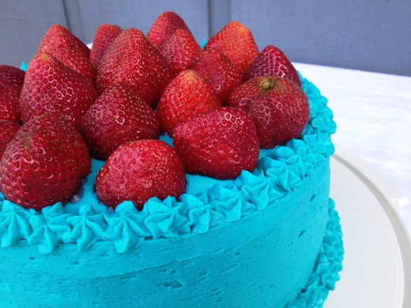 Strawberry Vanilla Cake