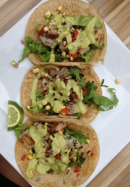 Fish Tacos at Casa Maya