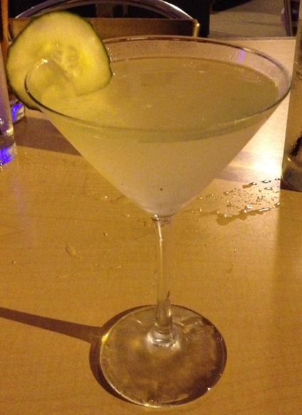Cucumber martini