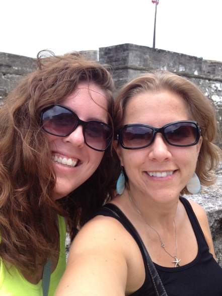 K & S at Castillo de San Marcos