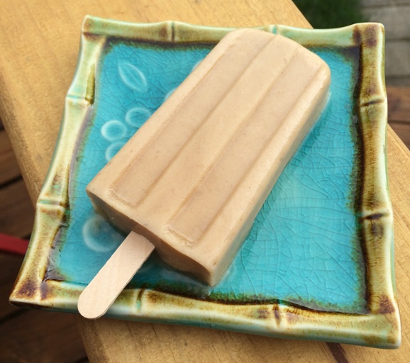 Banana Peanut Butter Popsicles
